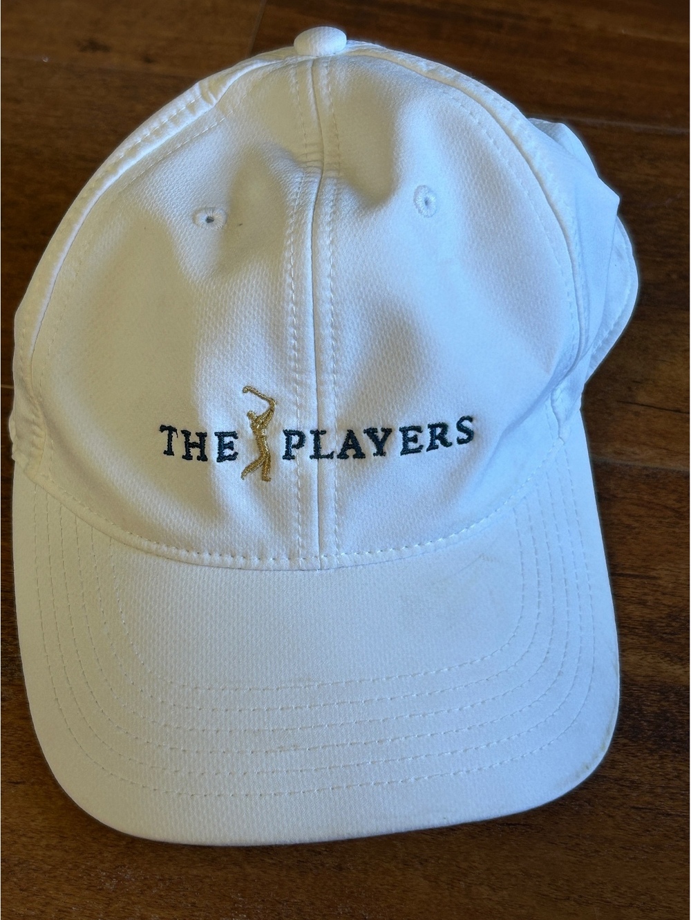 The Players White Performance Golf Baseball Cap